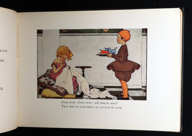 1918 Rare Book - The Little Mother Goose Illustrated by Jessie Willcox Smith