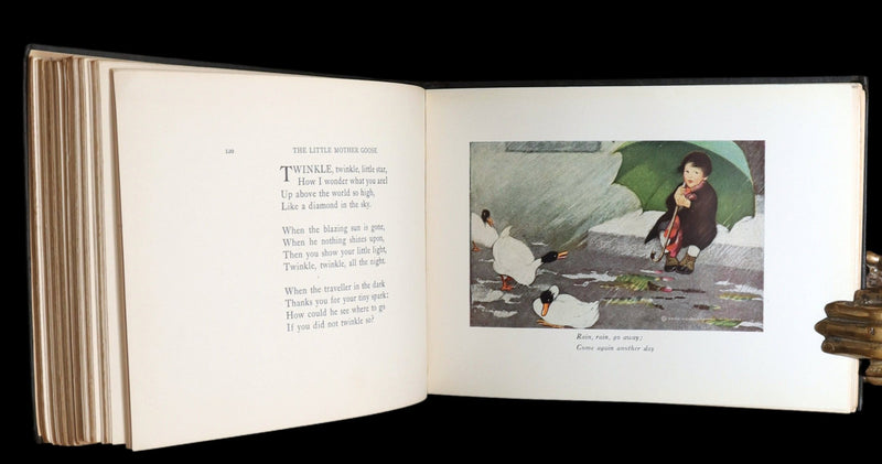 1918 Rare Book - The Little Mother Goose Illustrated by Jessie Willcox Smith
