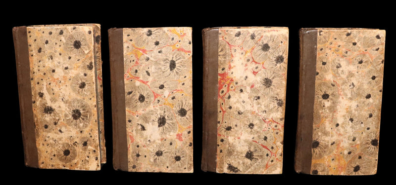 1783 Rare Italian 4 Vol Set Pocket Edition - Orlando Furioso by Lodovico Ariosto