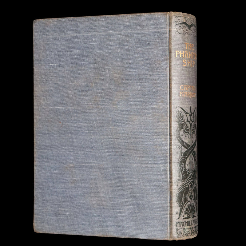 1896 Rare Book - The Phantom Ship by Captain Marryat, Illustrated by H.R. Millar