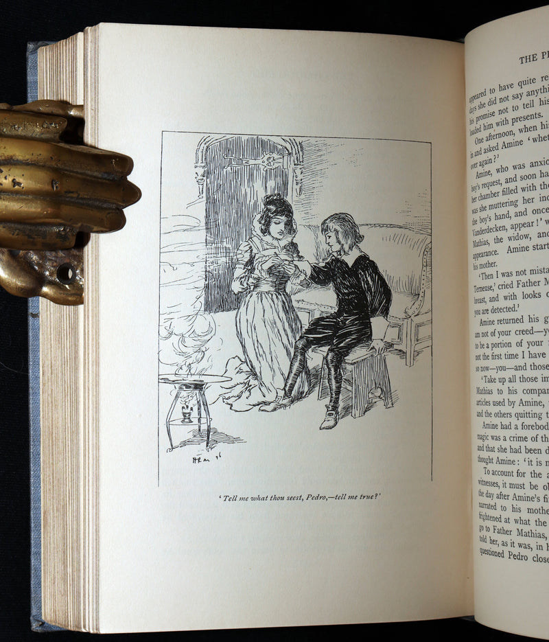 1896 Rare Book - The Phantom Ship by Captain Marryat, Illustrated by H.R. Millar