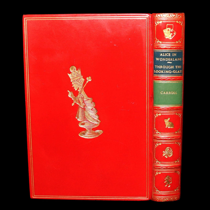 1968 Fine Bayntun Binding - Alice in Wonderland and Through the Looking-Glass