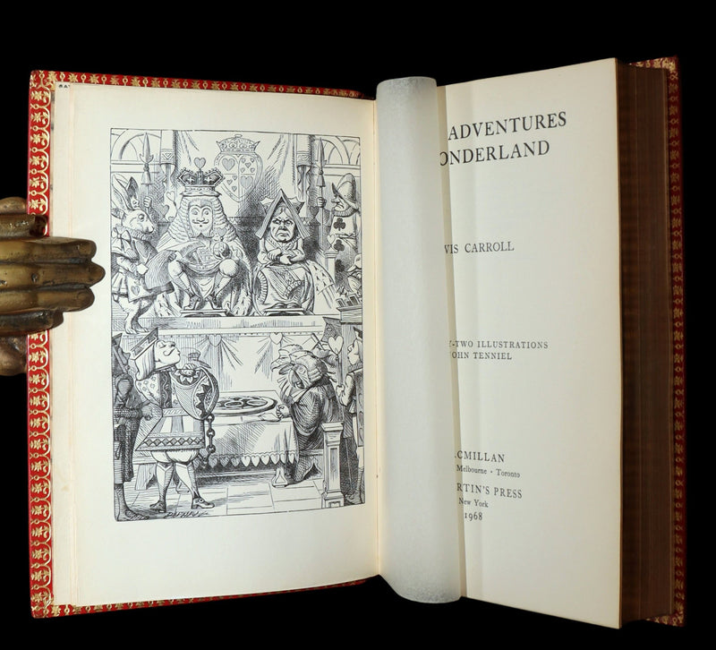 1968 Fine Bayntun Binding - Alice in Wonderland and Through the Looking-Glass