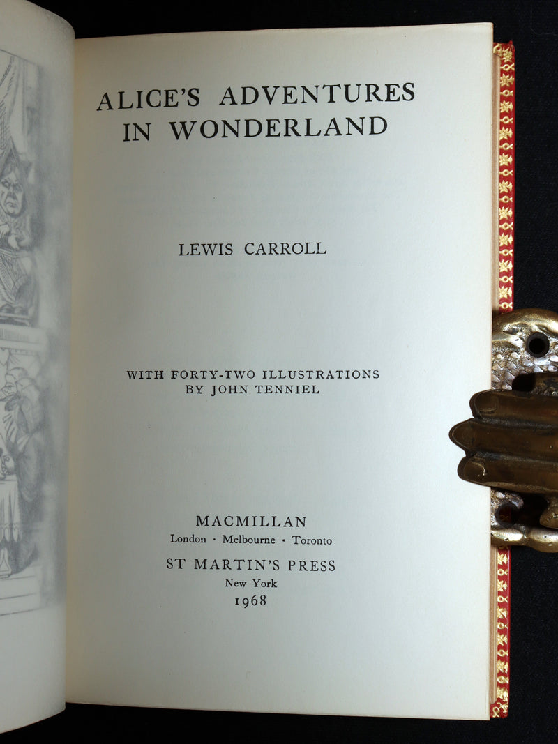 1968 Fine Bayntun Binding - Alice in Wonderland and Through the Looking-Glass
