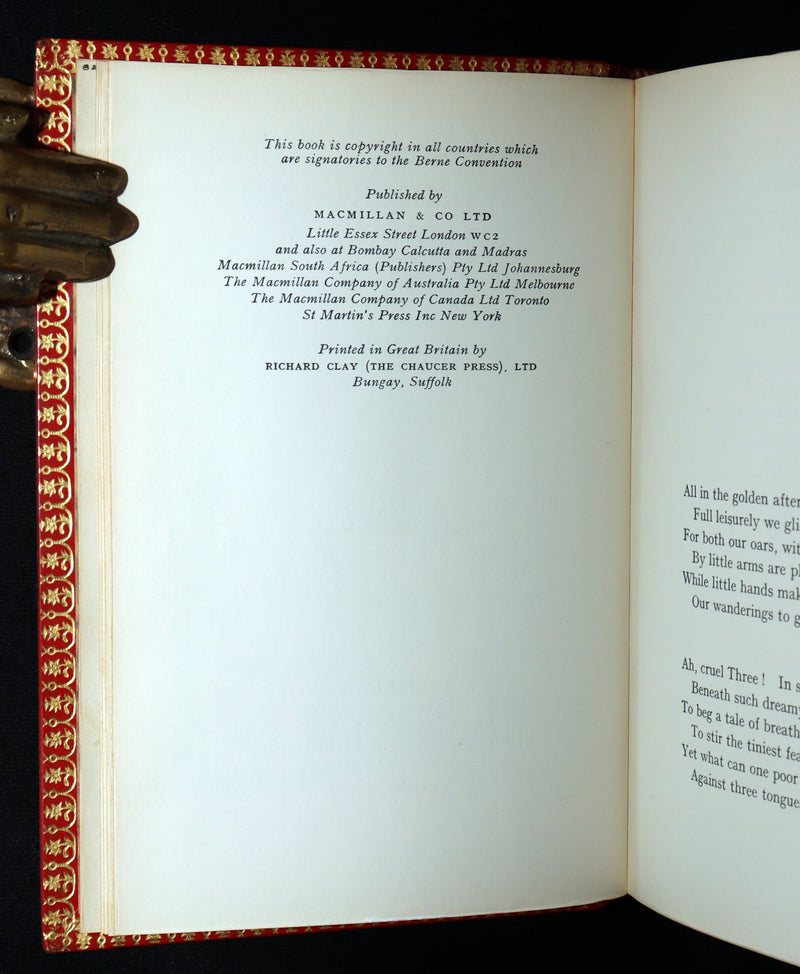 1968 Fine Bayntun Binding - Alice in Wonderland and Through the Looking-Glass