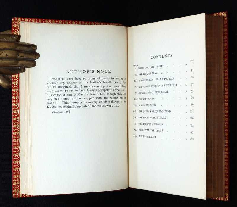 1968 Fine Bayntun Binding - Alice in Wonderland and Through the Looking-Glass