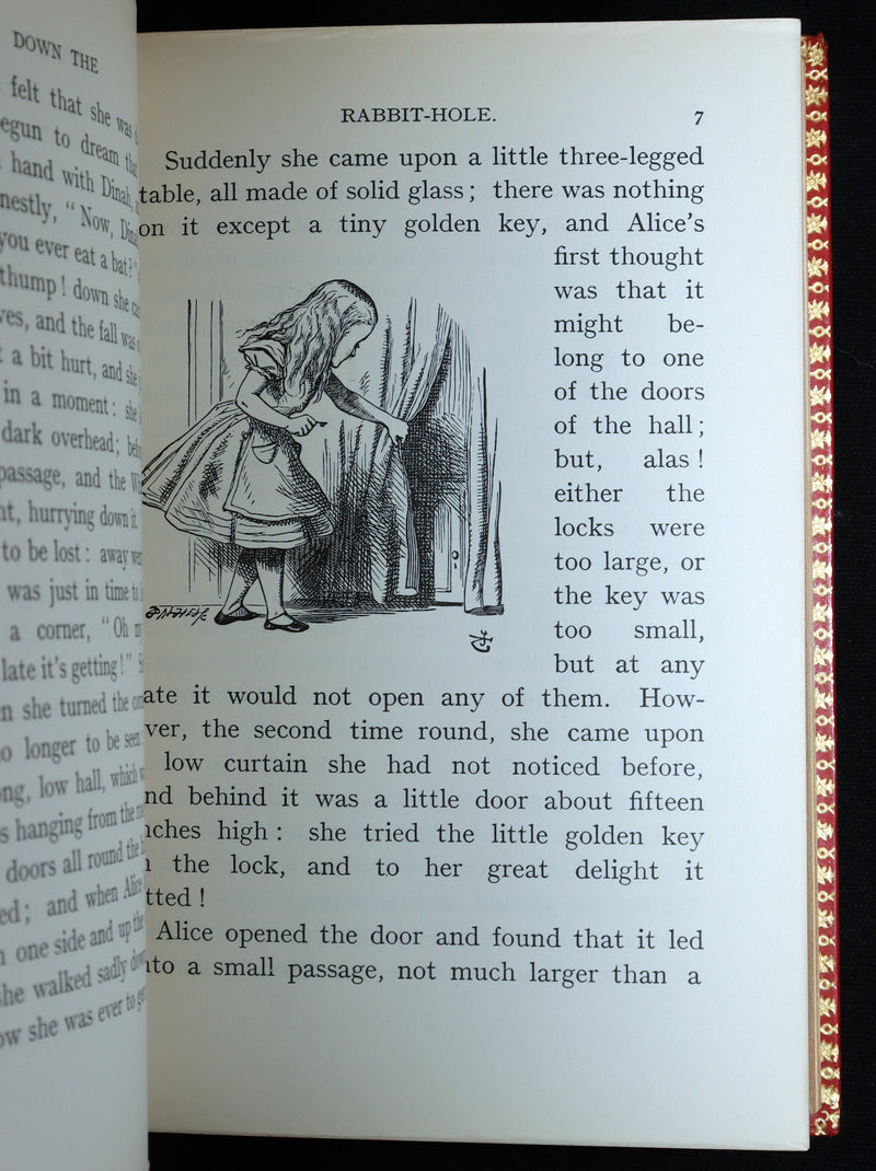 1968 Fine Bayntun Binding - Alice in Wonderland and Through the Looking-Glass