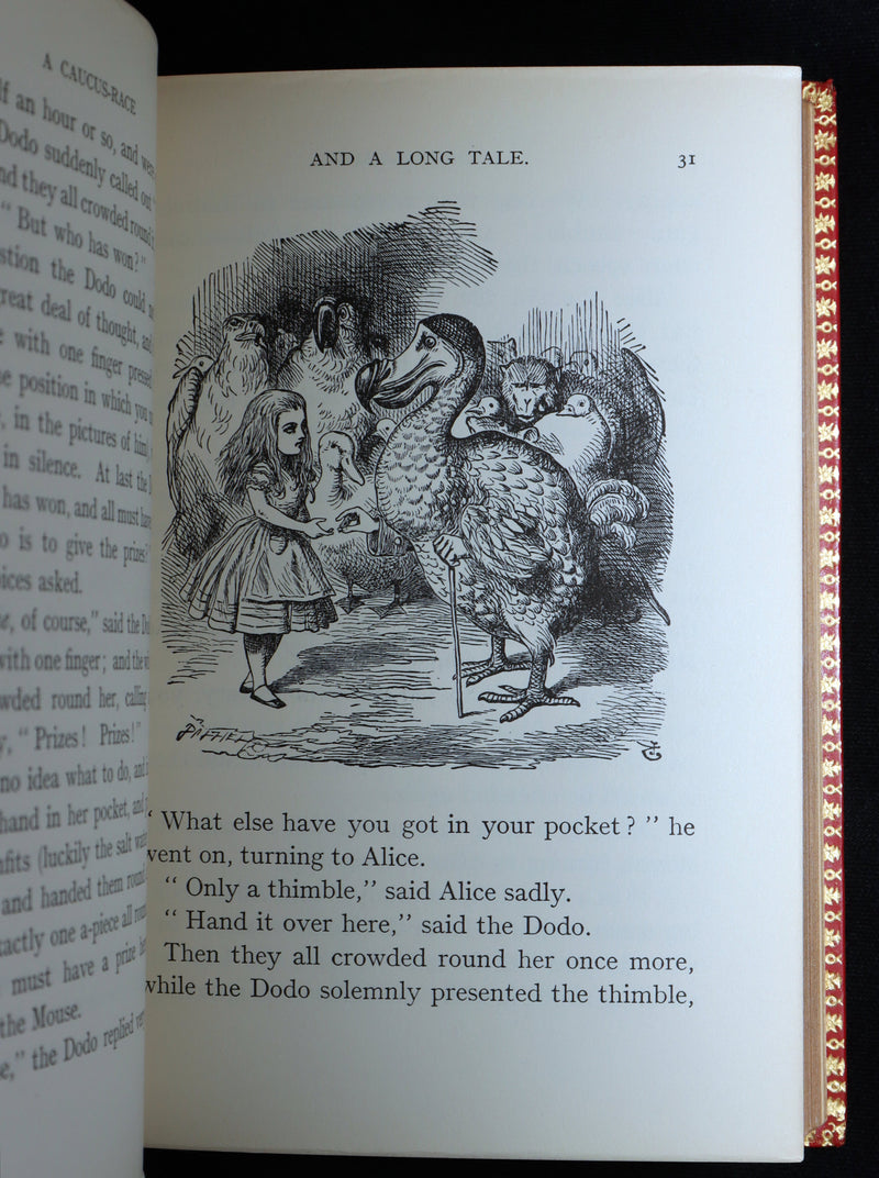1968 Fine Bayntun Binding - Alice in Wonderland and Through the Looking-Glass
