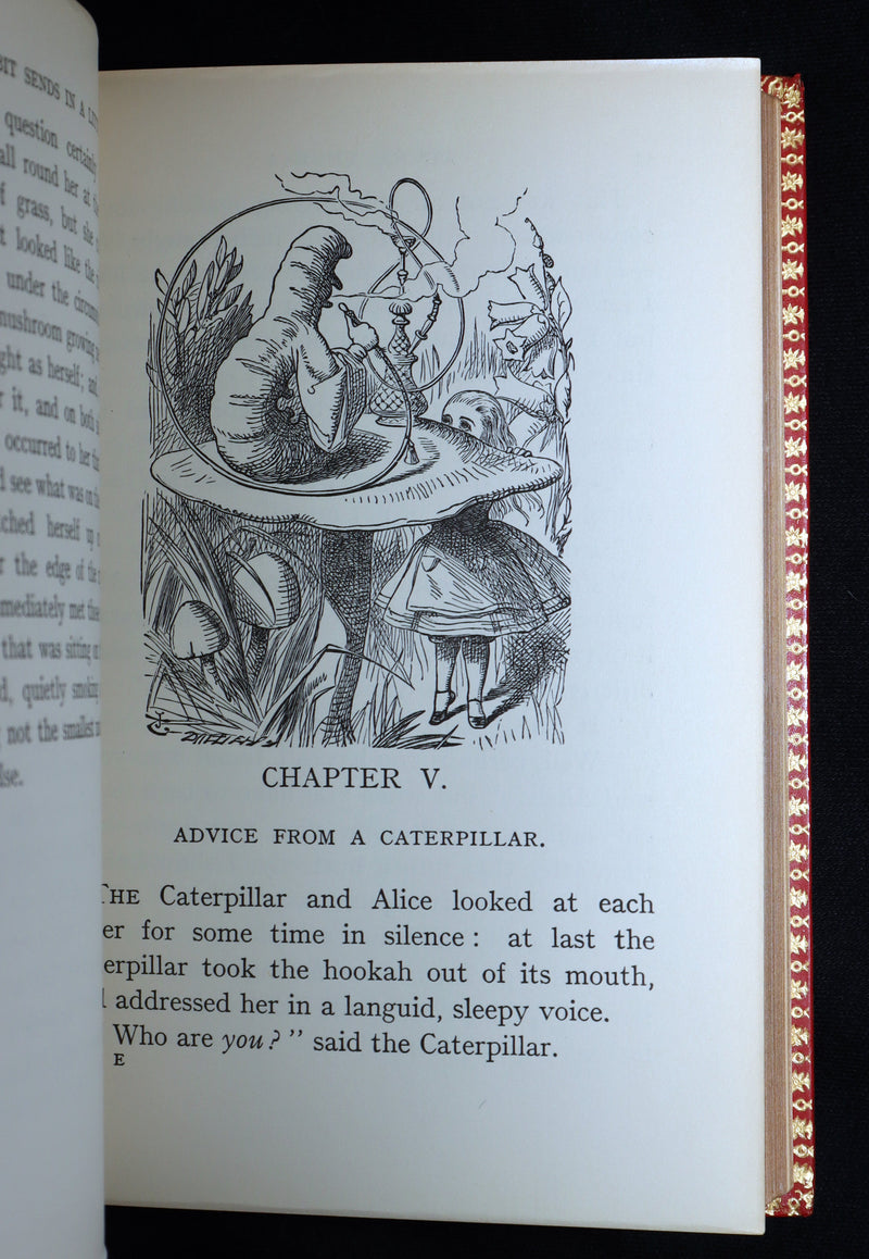 1968 Fine Bayntun Binding - Alice in Wonderland and Through the Looking-Glass