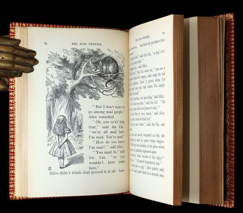 1968 Fine Bayntun Binding - Alice in Wonderland and Through the Looking-Glass
