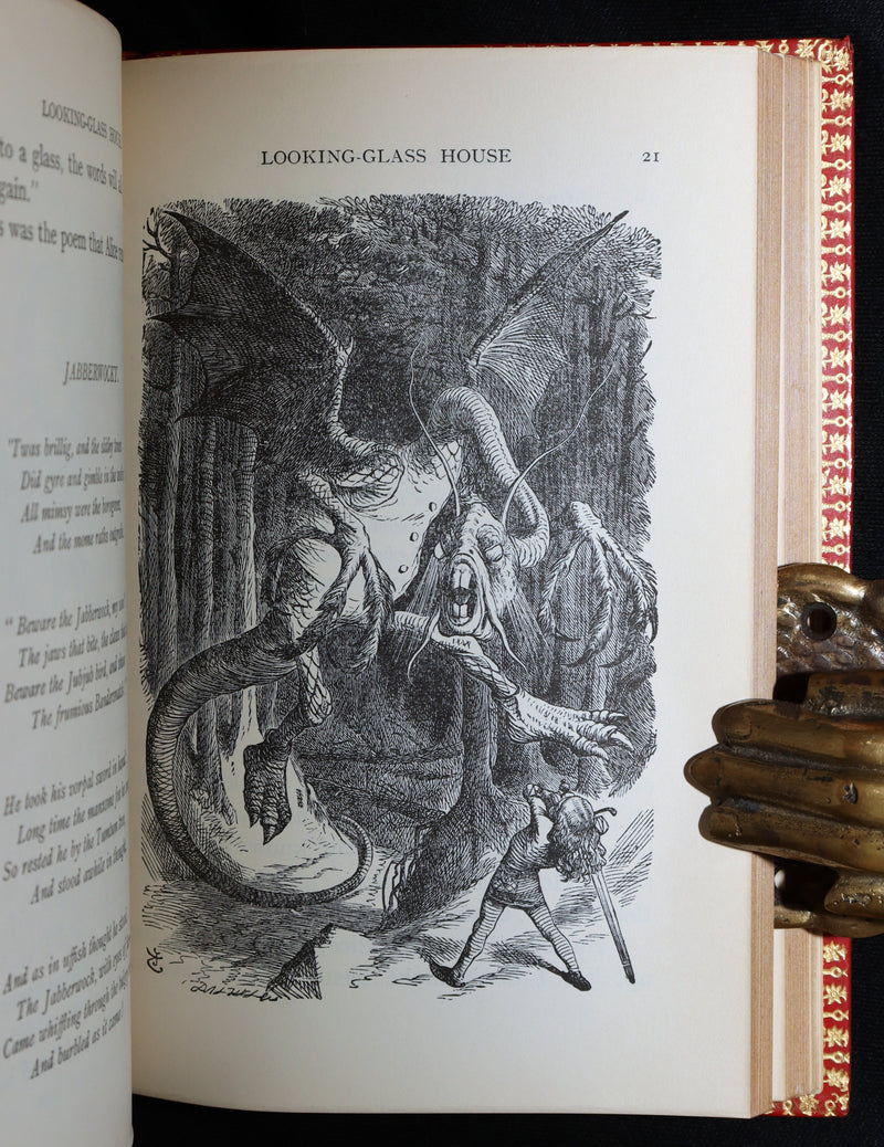 1968 Fine Bayntun Binding - Alice in Wonderland and Through the Looking-Glass