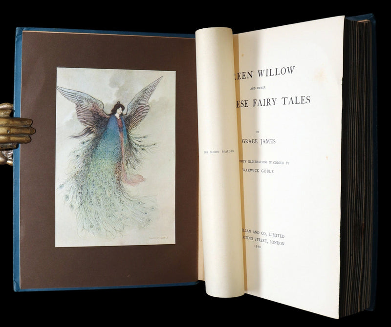 1910 1stED - Green Willow and Japanese Fairy Tales Illustrated by Warwick Goble