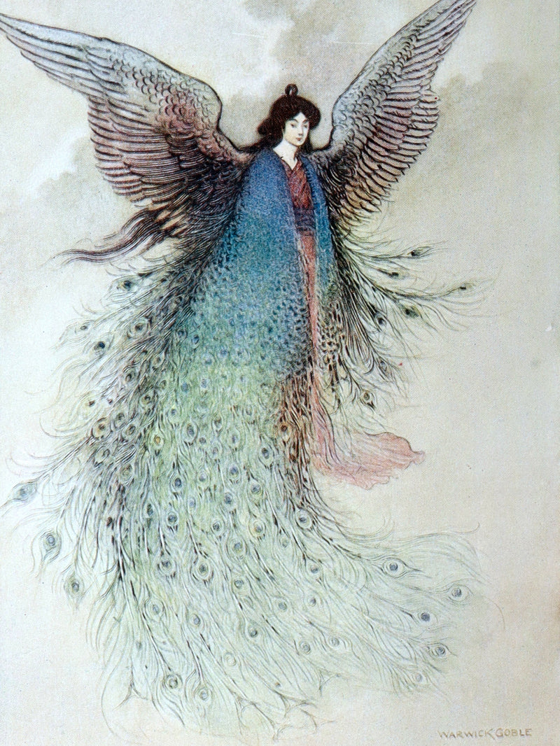 1910 1stED - Green Willow and Japanese Fairy Tales Illustrated by Warwick Goble