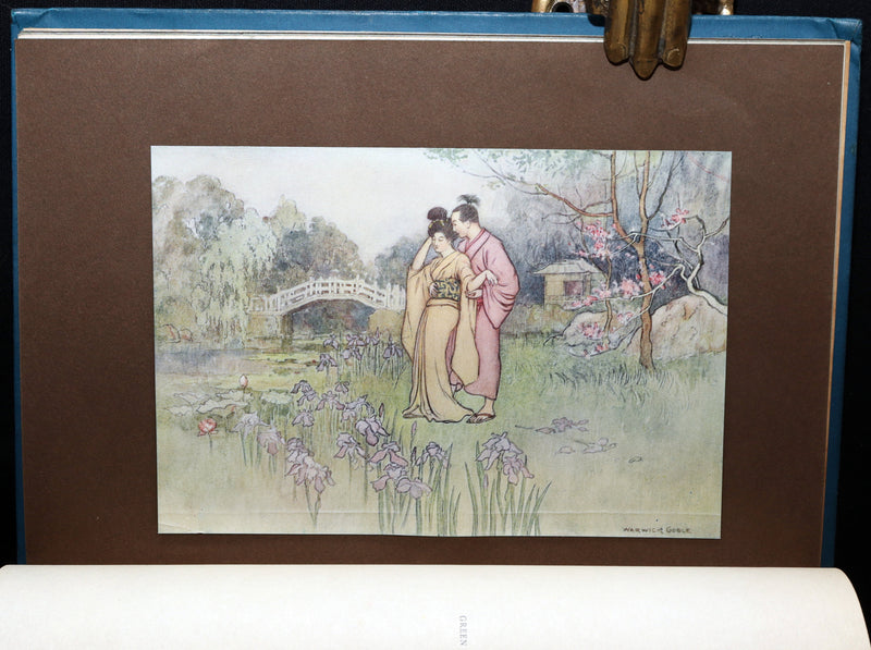 1910 1stED - Green Willow and Japanese Fairy Tales Illustrated by Warwick Goble