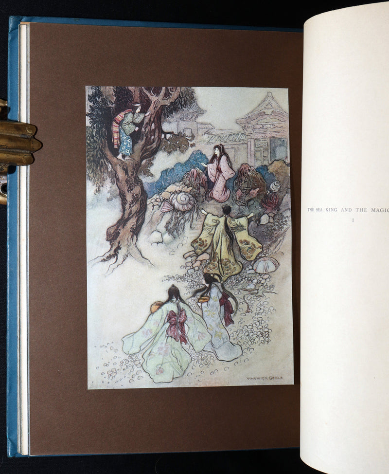 1910 1stED - Green Willow and Japanese Fairy Tales Illustrated by Warwick Goble