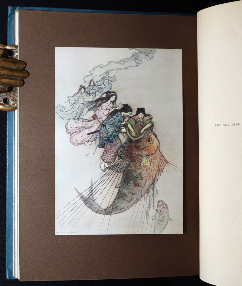 1910 1stED - Green Willow and Japanese Fairy Tales Illustrated by Warwick Goble