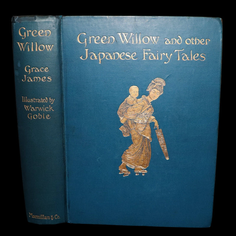 1910 1stED - Green Willow and Japanese Fairy Tales Illustrated by Warwick Goble
