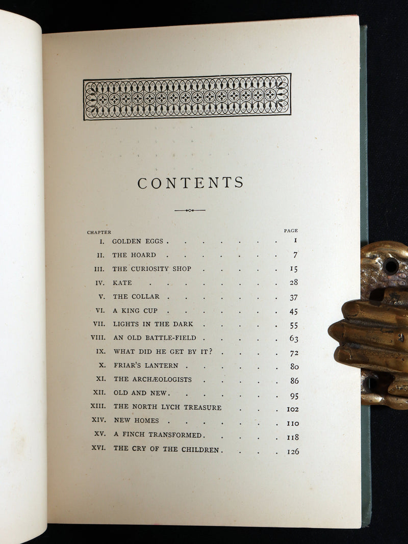 1890 Rare First Edition - The Treasures in the Marshes by Charlotte M. Yonge