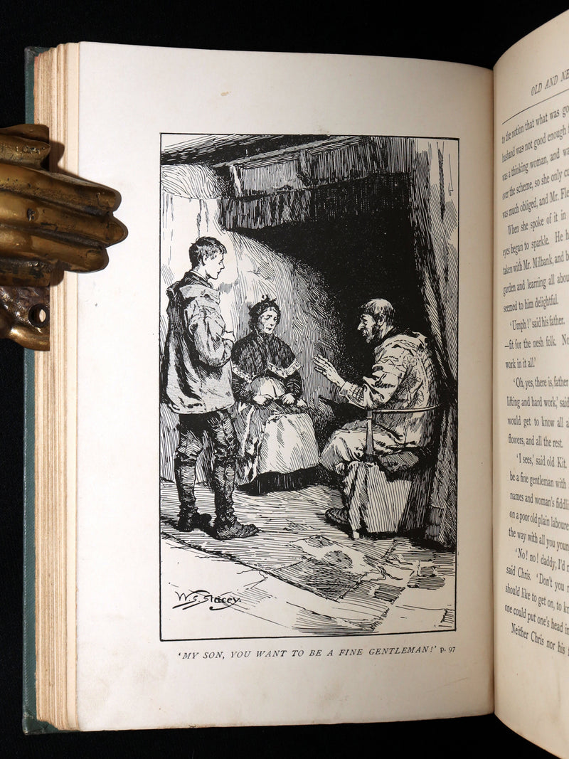 1890 Rare First Edition - The Treasures in the Marshes by Charlotte M. Yonge