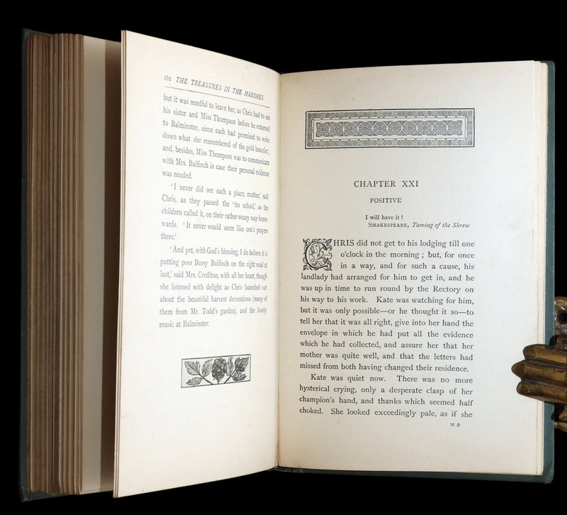 1890 Rare First Edition - The Treasures in the Marshes by Charlotte M. Yonge