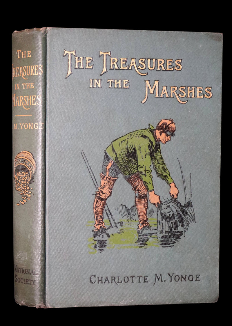 1890 Rare First Edition - The Treasures in the Marshes by Charlotte M. Yonge