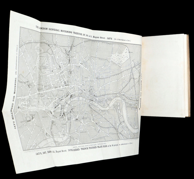1862 Scarce Book - Routledge’s Popular Guide to London and Its Suburbs + Map