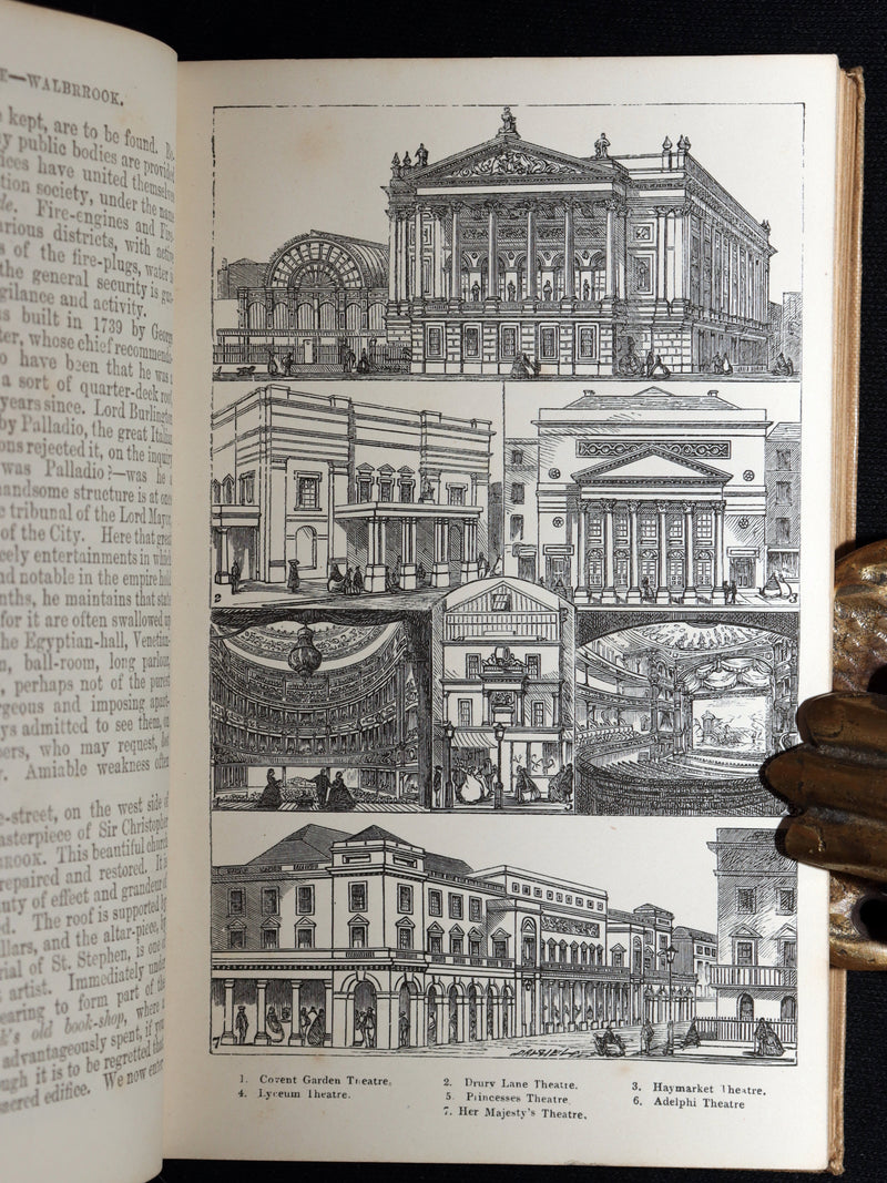1862 Scarce Book - Routledge’s Popular Guide to London and Its Suburbs + Map
