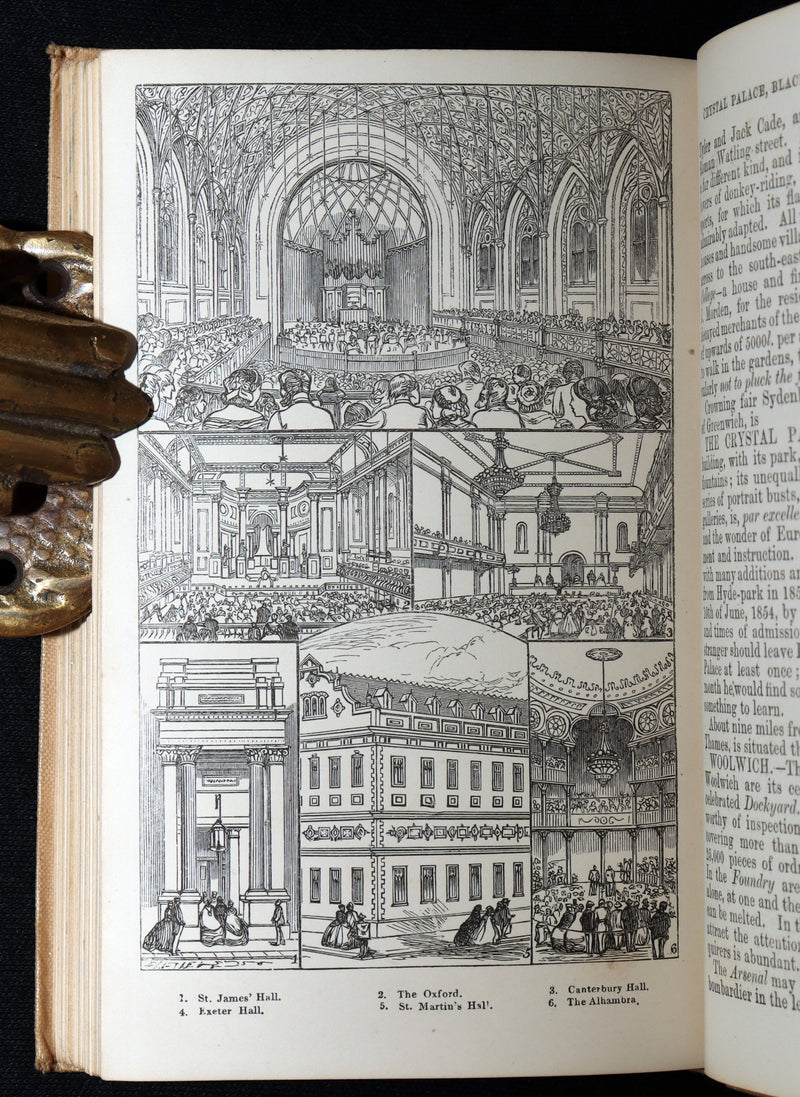 1862 Scarce Book - Routledge’s Popular Guide to London and Its Suburbs + Map