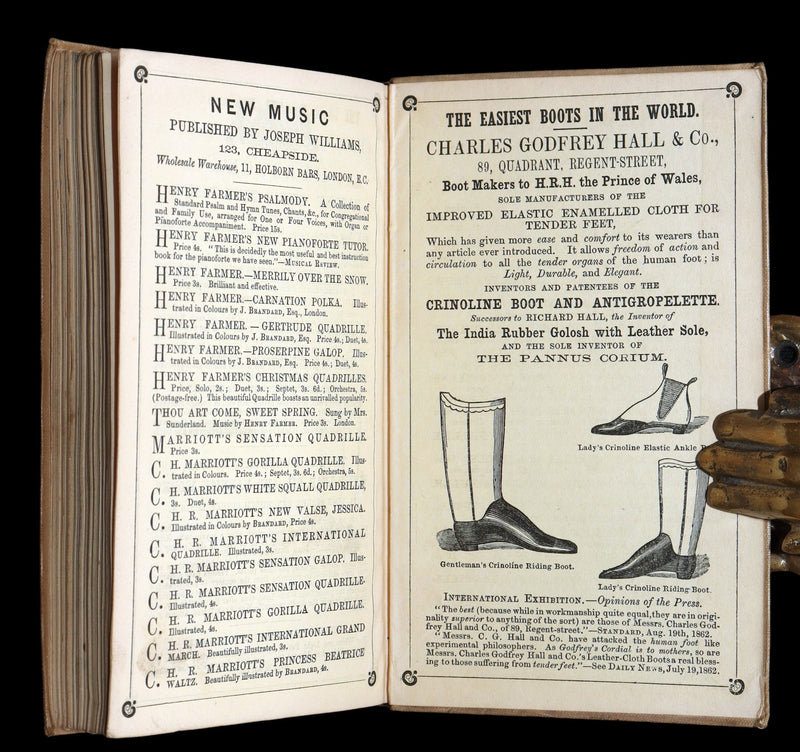 1862 Scarce Book - Routledge’s Popular Guide to London and Its Suburbs + Map