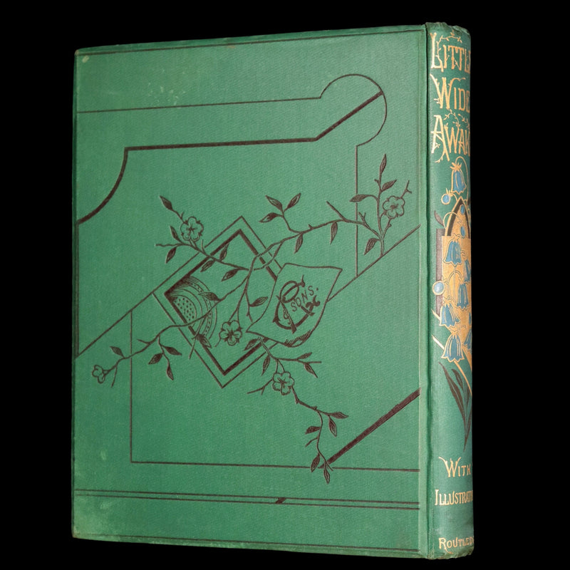 1886 Rare Victorian Book - Little Wide-Awake, Illustrated Magazine for Children