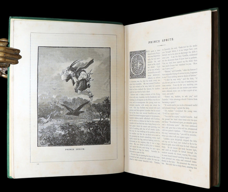 1886 Rare Victorian Book - Little Wide-Awake, Illustrated Magazine for Children