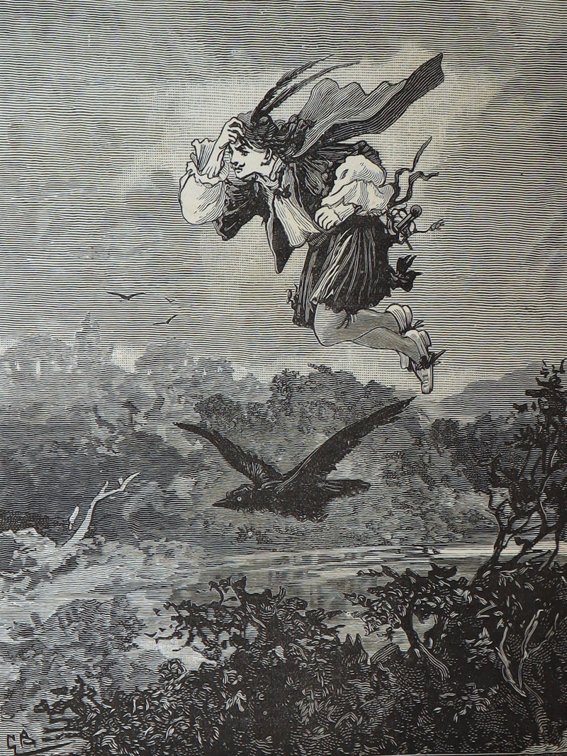 1886 Rare Victorian Book - Little Wide-Awake, Illustrated Magazine for Children