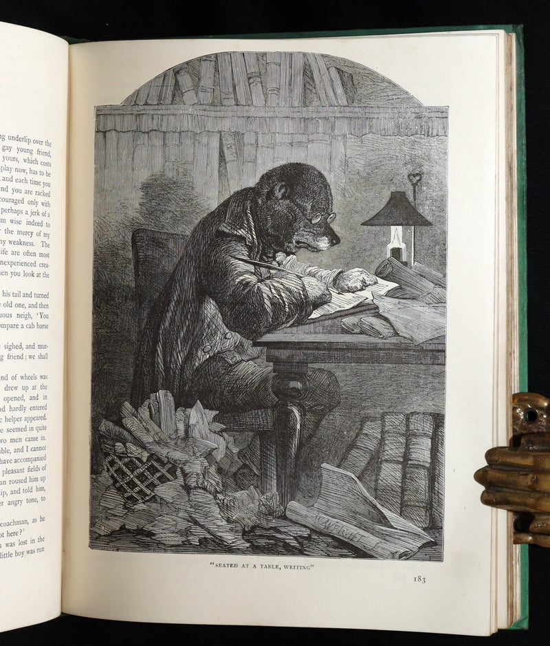 1886 Rare Victorian Book - Little Wide-Awake, Illustrated Magazine for Children