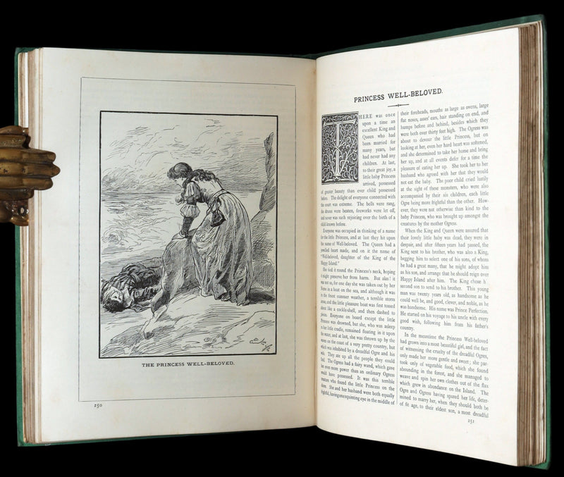1886 Rare Victorian Book - Little Wide-Awake, Illustrated Magazine for Children