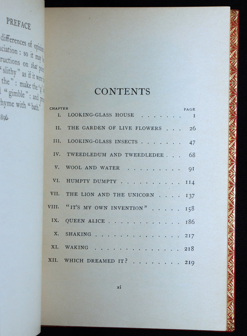 1935 Riviere Binding - Through the Looking-Glass and What Alice Found There