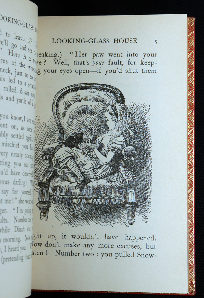 1935 Riviere Binding - Through the Looking-Glass and What Alice Found There