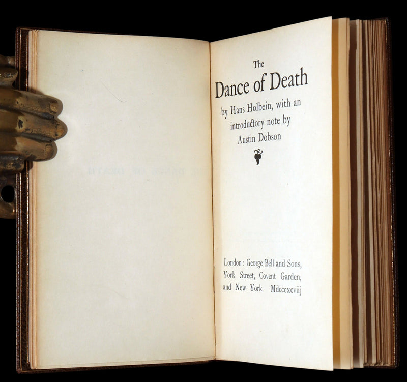 1898 Fine Riviere Binding - The Dance of Death by Hans Holbein, Illustrated