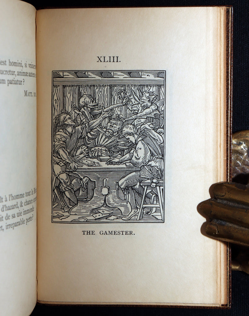 1898 Fine Riviere Binding - The Dance of Death by Hans Holbein, Illustrated