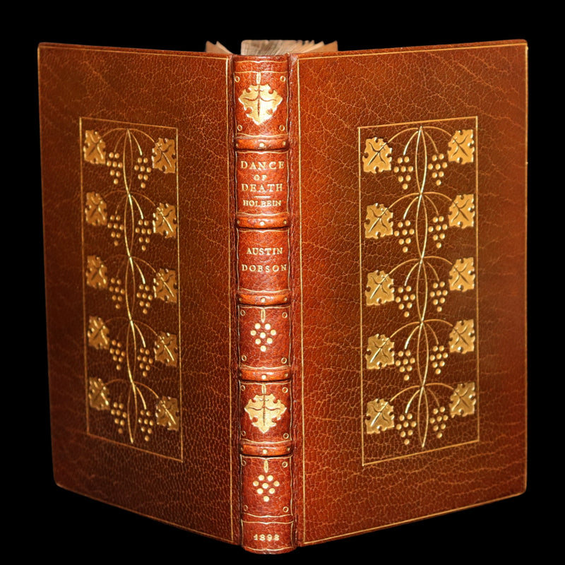 1898 Fine Riviere Binding - The Dance of Death by Hans Holbein, Illustrated