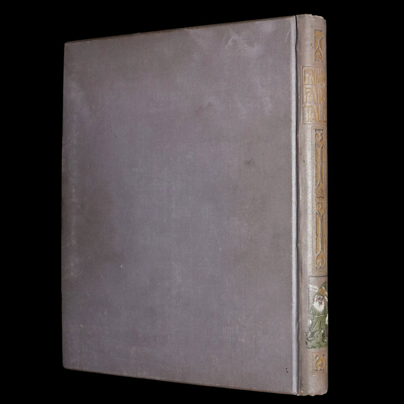 1898 Rare Book - Grimm’s Fairy Tales Illustrated in color by Ada Dennis