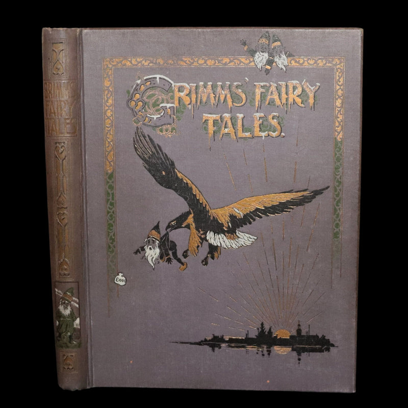 1898 Rare Book - Grimm’s Fairy Tales Illustrated in color by Ada Dennis