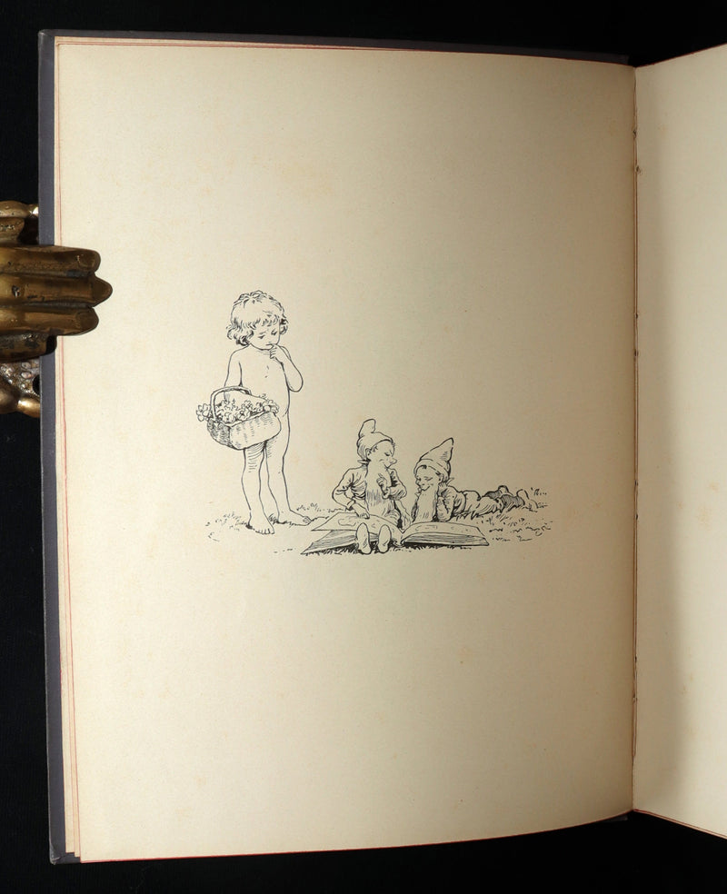 1898 Rare Book - Grimm’s Fairy Tales Illustrated in color by Ada Dennis