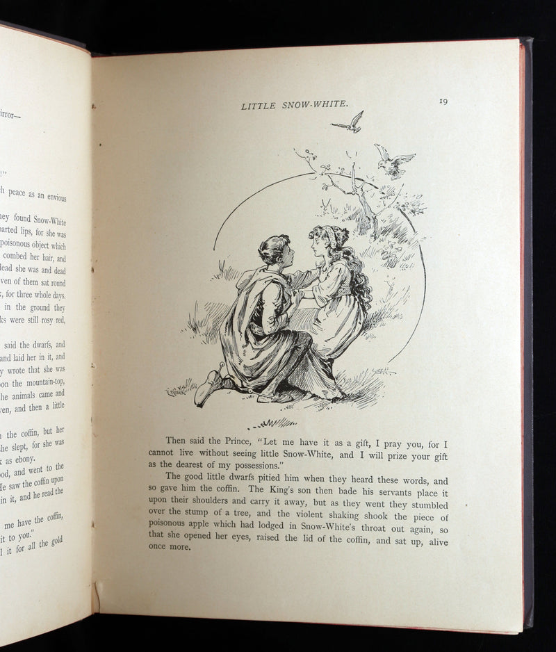 1898 Rare Book - Grimm’s Fairy Tales Illustrated in color by Ada Dennis