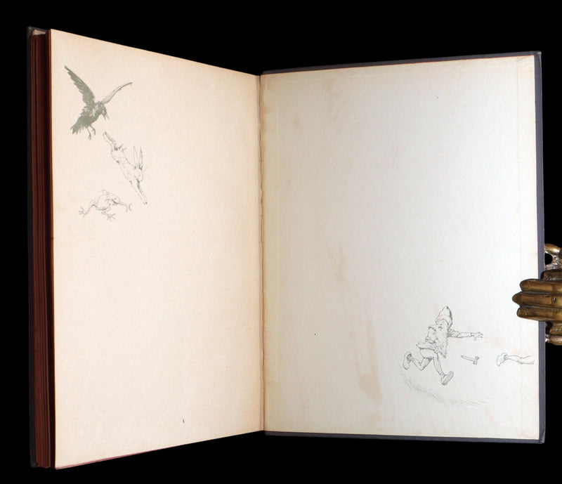 1898 Rare Book - Grimm’s Fairy Tales Illustrated in color by Ada Dennis