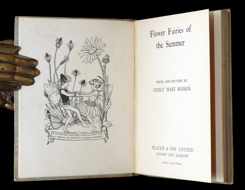1930 Rare Book - Flower Fairies of the Summer illustrated by Cicely Mary Barker