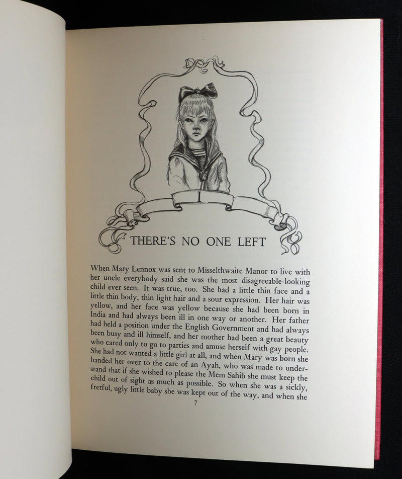 1962 Tasha Tudor First Illustrated Edition - The Secret Garden by F. H. Burnett