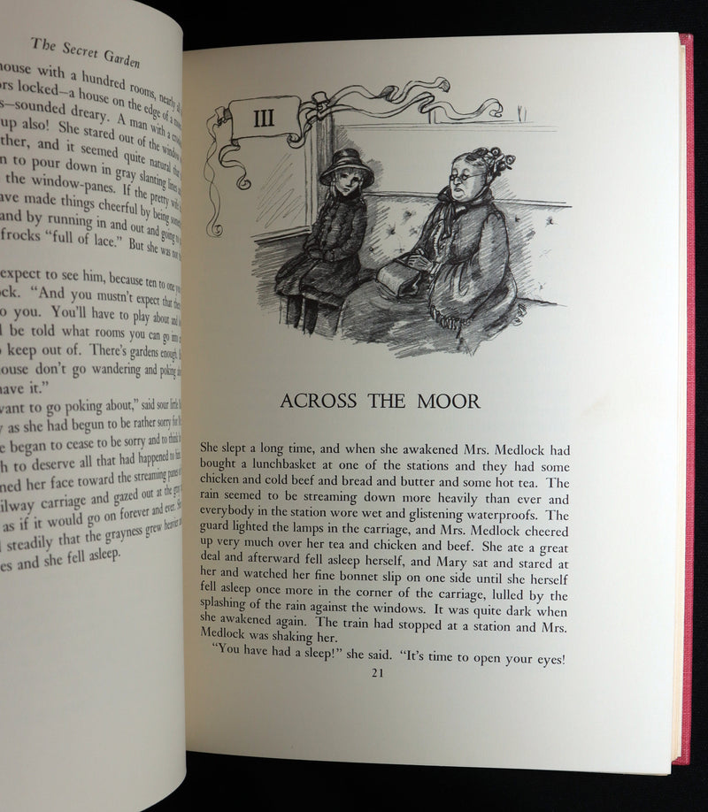 1962 Tasha Tudor First Illustrated Edition - The Secret Garden by F. H. Burnett