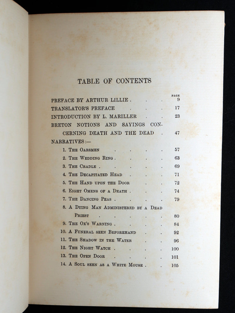 1898 Rare First Edition - Dealings with the Dead, From La Légende de la Mort