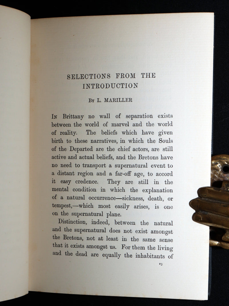 1898 Rare First Edition - Dealings with the Dead, From La Légende de la Mort