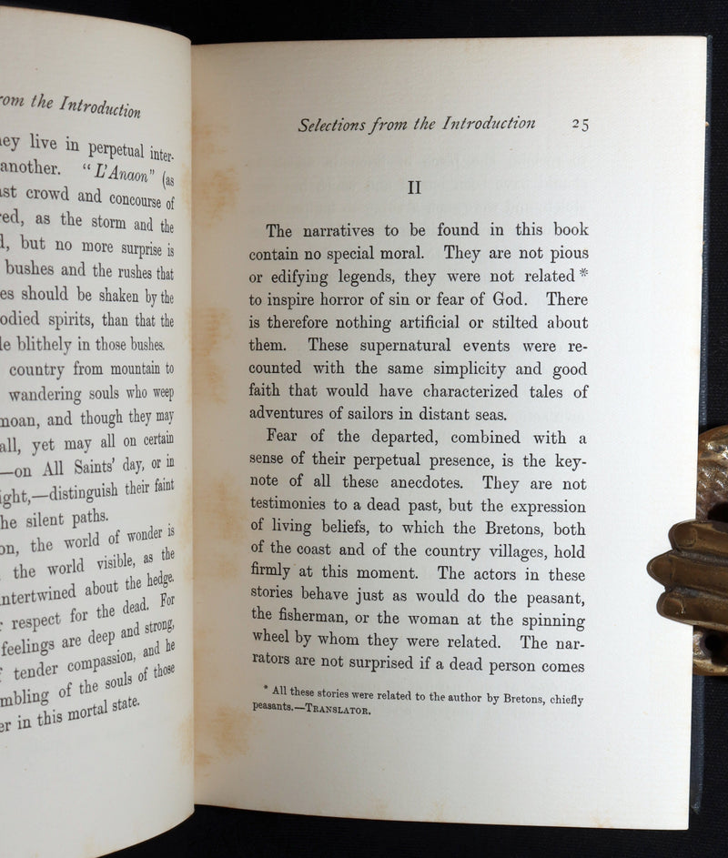 1898 Rare First Edition - Dealings with the Dead, From La Légende de la Mort